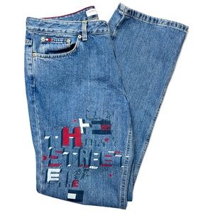 Rare Tommy Hilfiger Graffiti Jeans